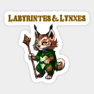 Labyrinths & Lynxes: The Wondering Druid Sticker